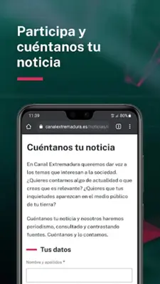 Extremadura Noticias android App screenshot 0